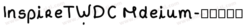InspireTWDC Mdeium字体转换